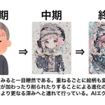 いらすとやのおじいさんのイラストが美少女に変わるまで（小野寺さん提供）