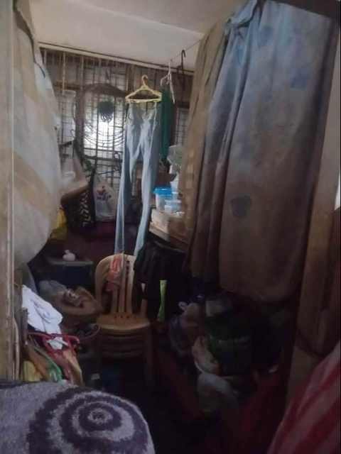 広域強盗事件の指示役とみられる日本人の男たちが収容されていたフィリピン・マニラの「ビクータン収容所」室内。元収容者が撮影した（提供・小川泰平氏）