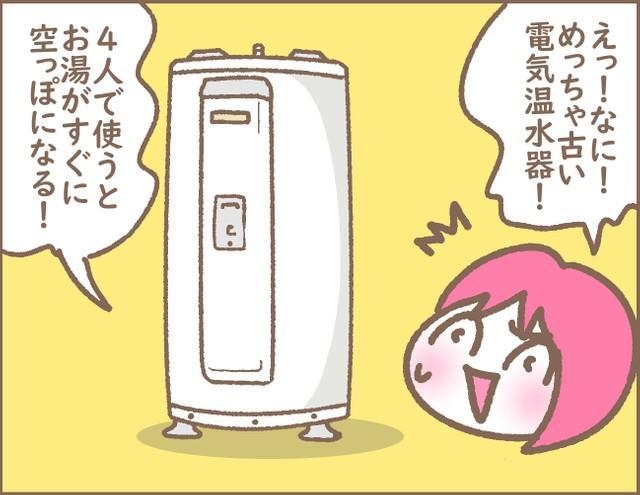えっ！なに！めっちゃ古い温水器なんですけど…