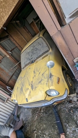 納屋で眠っていた昭和46年式のホンダ「Z」（かめteaさん提供）