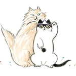ある日、仲間の猫から頭に三角布を巻かれることになった主人公猫のちびた