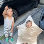 天の川を教える微笑ましい様子（画像提供：ゴンゾウR4さん）