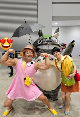「コミケにトトロいたもん！」（サップ石島さん提供）