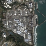 空から見た福島第一原発／画像取得日：2022年11月9日（C）Google