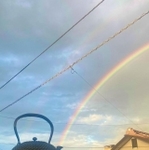 鉄瓶から虹が！（画像提供：菊地海人さん）