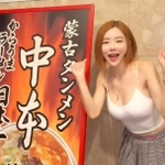 日本に再来日し、蒙古タンメン中本を訪れたDJ SODAさん（Twitterより）