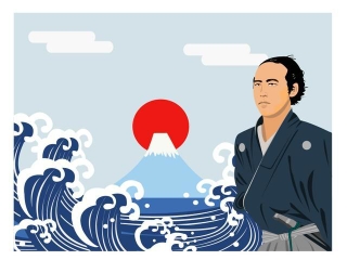 「今こそ日本に必要な偉人」ランキング2位の「坂本龍馬」　※画像はイメージです（illustAC）