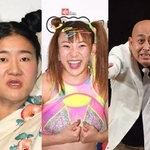 （左から）ガンバレルーヤ・よしこ、フワちゃん、錦鯉・長谷川雅紀