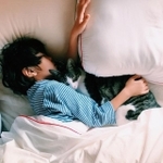寝る時はいつも一緒＝am___catsさん提供
