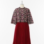 ADELLY（アデリー）「レイヤードスタイルワンピース」のボルドーベース（アデリー提供）