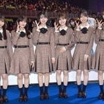 「ＭＴＶ　ＶＭＡＪ２０２３　Ｐｒｅ-Ｓｈｏｗ」に登場した日向坂４６＝横浜・ぴあアリーナＭＭ（撮影・伊藤笙子）