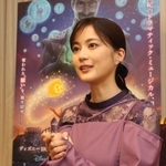 夢だったディズニー映画の吹替について語る生田絵梨花さん＝2023年12月、大阪市内