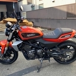 この秋にデビューしたハーレーダビッドソンのX350。非常に軽くて取り回しが良く、癖のない乗りやすさ