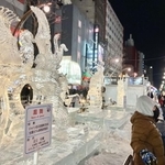 2月11日に閉幕した「さっぽろ雪まつり」。すすきの会場には、精巧な氷像が並びました（いずれも提供写真）