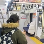 JR東日本の車内で見つかった虫とは（ひろ☆くま提供）