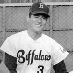 近鉄や西武などで活躍した土井正博さん（1970年9月、後楽園球場で撮影）