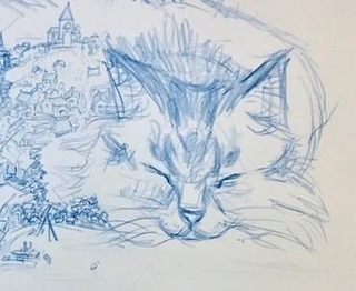 猫の島…とにかくすごいセンスです＝真夜中さん（@mayonakanoF）提供