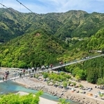 谷瀬の吊り橋（画像提供：十津川村役場）
