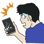 「iPhoneの画面が割れてしまったことがある」人は3割　※画像はイメージです（illustAC）