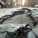 車を運転中など、いつどこで起きるかわからない自然災害※画像はAIが作成したイメージです（wiparat/stock.adobe.com）