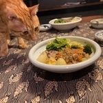というか、猫を食卓に乗せてはいけませんね。