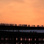 直前にkn2011さんが投稿していた夕焼けのリング（kn2011さん提供）