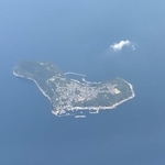 伊吹島の空撮写真