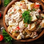 新感覚の焼ポテトサラダ！※画像はAIが作成したイメージです（Andrei/stock.adobe.com）