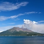年間数百回は噴火するという桜島