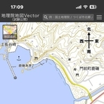 地震前の海岸線（やまさん提供）