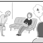 「病院の待合室」で、繰り返し診察券を落とす中年男性　いつも若い女性の前…その目的に気づいてゾッ！【漫画】