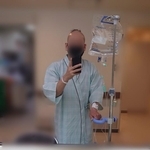 骨髄ドナーになった50歳男性。「んじゃ、ちょっと人の命助けてくるわ」（いずれも提供写真）