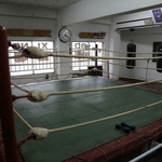 30年前の状態を保存している神戸拳闘会のリング