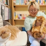 「猫たちと一緒に暮らしてから、自己肯定感があがった」と古屋さん