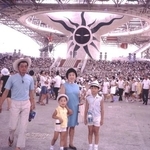 1970年の大阪万博の記念写真