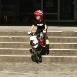 果敢に階段練習を重ねる風景／ミナガワさん（@37ch）提供