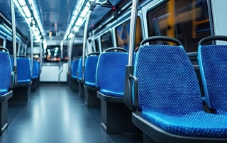 バスの座席はどうして青色なの？※画像はAIが作成したイメージです（Suphawan/stock.adobe.com）