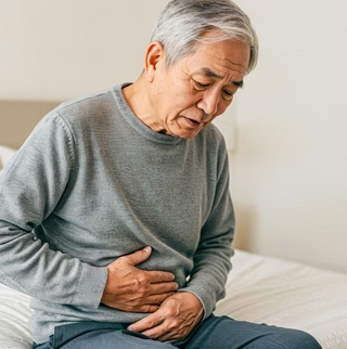 認知症患者のお腹が痛いは危険信号？　※画像はAIが作成したイメージです（TYAK_FACTORY/stock.adobe.com）