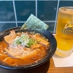 こちらがMEN in EZOのラーメン（マグロさん提供）