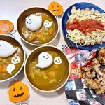 子どもたちのために作られたハロウィンご飯（画像提供：密かなトイガン生活さん）
