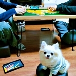 麻雀中に席を外したら…すかさず座るチワワが話題　座布団を死守する笑顔に「温めてくれてる？」「豊臣秀吉」と1.4万いいね