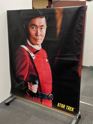 「スタートレック」出演時のジョージさん（撮影Coco）