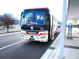神戸空港行きの神姫バス