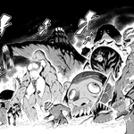 覚醒前の勇者を始末するためにやってきた大量の魔族　©四葉夕ト・佐藤貴彬（秋田書店）2025