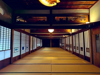 1階大広間。贅沢な空間に仕上がった