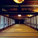 1階大広間。贅沢な空間に仕上がった