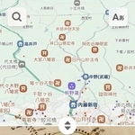 地図ファン、歴史ファン垂涎のサイト「れきちず」。画像下は伊能図（れきちずから引用）