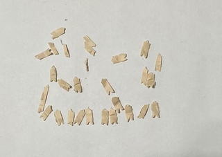 特に難航した透かし部分。細かな破片が多く、最後まで慎重な作業が求められた／i l 1 0 5さん（@asdfg32296822）提供