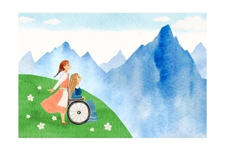 アルプスの少女ハイジのイメージイラスト（tada/stock.adobe.com）