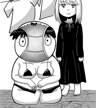 「おかえり」とパンツを被ったまま答える母　(c)佐海ずう/Vコミ